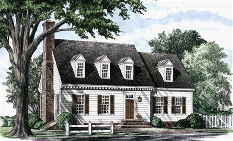 William E Poole Designs Colonial Cottage | William E Poole Designs, Inc.