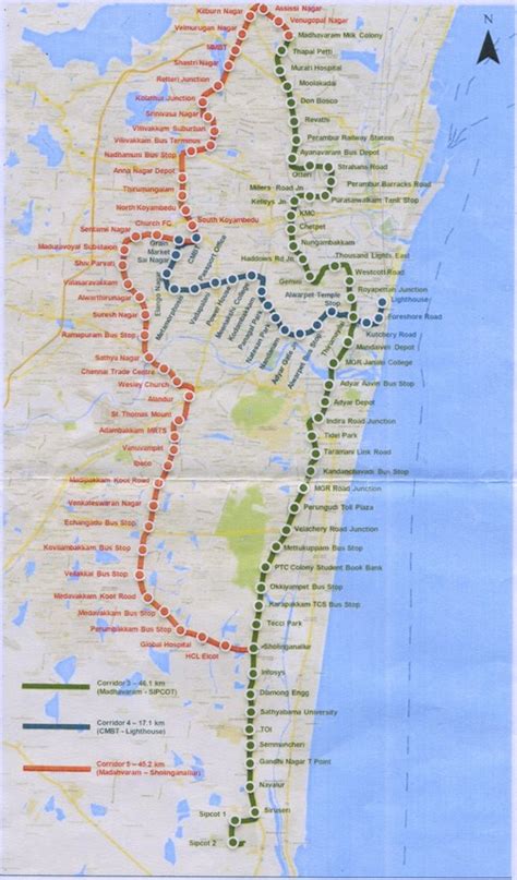 Chennai Metro | CMRL releases map of Phase 2 metro project