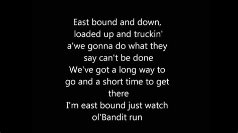 Jerry Reed- East Bound and Down (Lyrics) Chords - Chordify