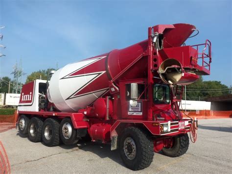 5 axle Terex FD5000 front pour mixer owned by IMI Irving Materials | Concrete truck, Cement ...