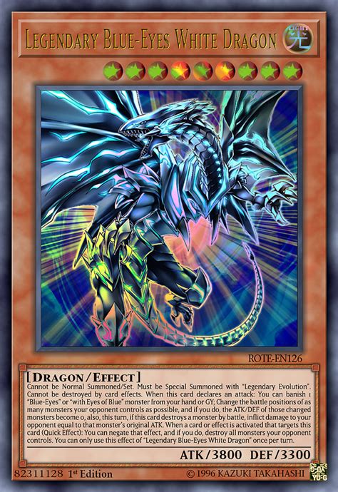 Legendary Blue Eyes White Dragon by ChaosTrevor on DeviantArt | White dragon, Yugioh, Custom ...