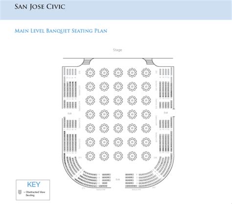 Seating Charts | San Jose Theaters