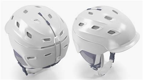 White Snowboard Helmet 3D Model $39 - .3ds .blend .c4d .fbx .max .ma .lxo .obj - Free3D