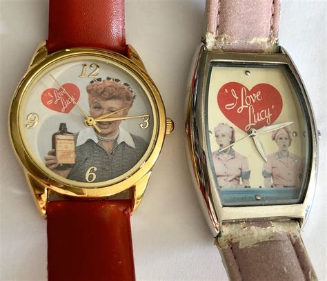 Vtg I Love Lucy Watch Lot Classic TV Show Licensed Pink Red Seconds Hand Working | eBay