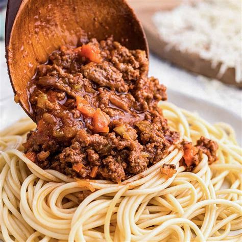 Authentic Homemade Ground Beef Ragu Sauce - Slow Cooked