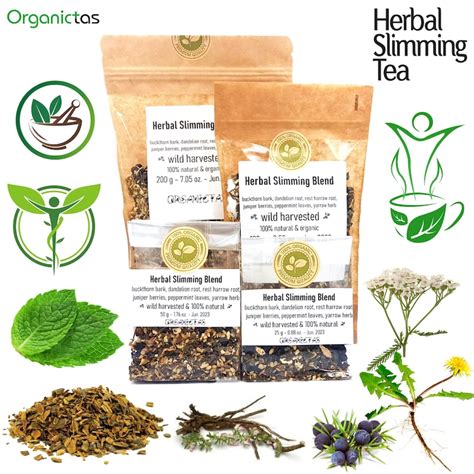 Herbal Slimming Tea Blend 6 Herbs for Weight Loss - Etsy