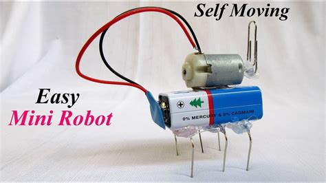 DIY How To Make Mini ROBOT Self Moving - Easy Science Project For KIDS ...