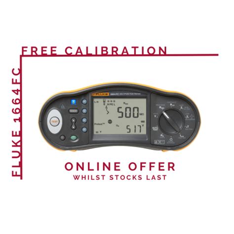 Fluke 1664 FC Multifunction Insulation Tester