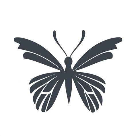 Premium Vector | Butterfly symbolizing art design stock illustration