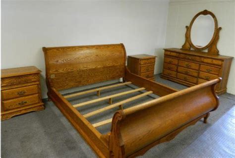 Oakwood Interiors Versailles Sleigh Bed Set - (Free Delivery) for Sale ...