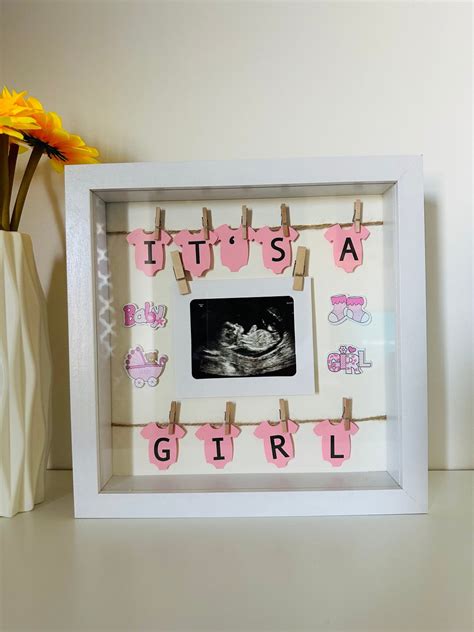 Baby Ultrasound Picture Frame / Pregnancy Announcement / Baby - Etsy