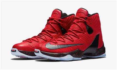 Nike LeBron 13 Elite Red Clothing and Gear | SneakerFits.com