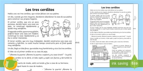 Cuento: Los tres cerditos (teacher made)