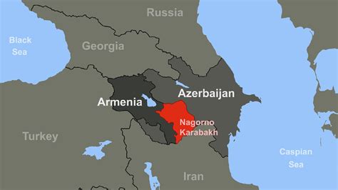 Armenia Azerbaijan World Map / Armenia Azerbaijan War What Is Happening In Nagorno Karabakh Wsj ...