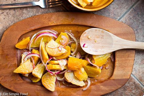 Easy Oven Roasted Golden Beets Recipe / Video - Eat Simple Food