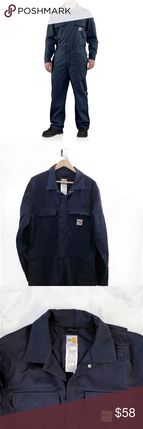 NWOT CARHARTT Flame-Resistant Coverall 45 | Coveralls, Carhartt, Flame ...