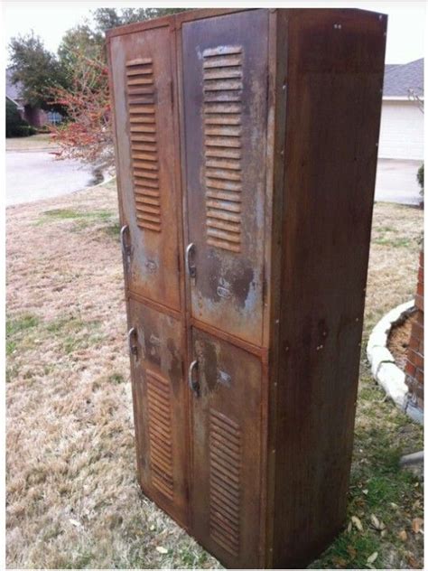 Old rusty locker | Vintage industrial storage, Vintage lockers ...