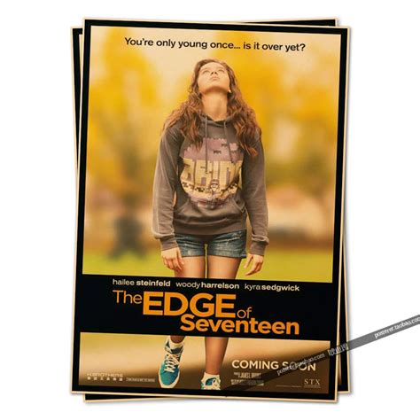 the edge of seventeen movie poster 2016 Vintage Retro Adornment Poster Home Decor Character ...