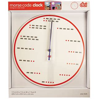 Morse Code Clock | Specials / Puzzle Sets | Puzzle Master Inc