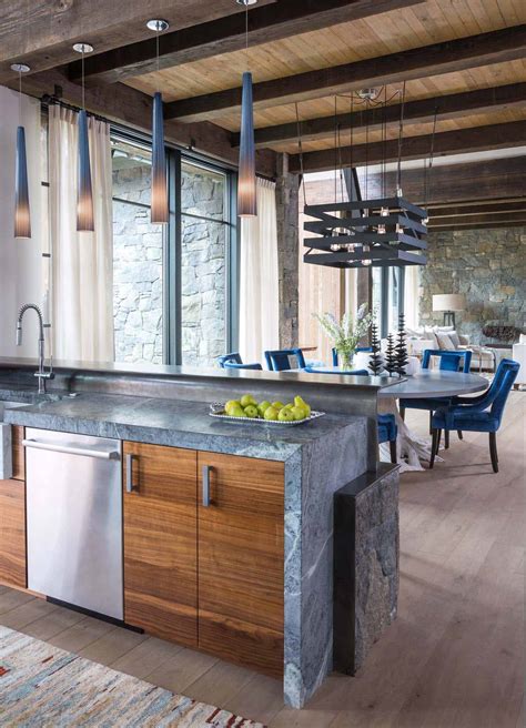 Mountain chalet in Colorado showcases rustic-contemporary styling