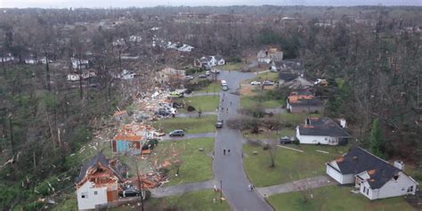 Violent Tornado in Georgia Destroys One Side of a Street, Spares the Other - WSJ