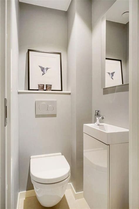 Thrill Your Visitors with These 30 Cute Half-Bathroom Layouts Half Washroom Ideas-Your half ...