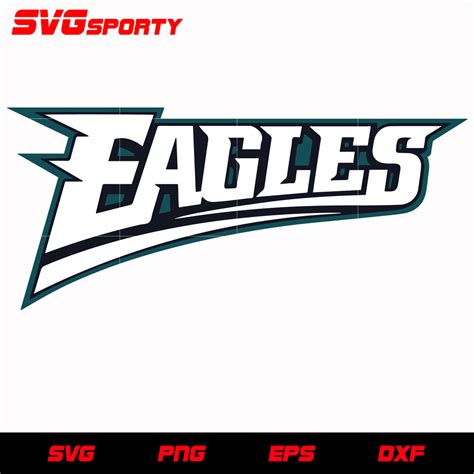 Philadelphia Eagles Text Logo 2 svg, nfl svg, eps, dxf, png, digital f ...