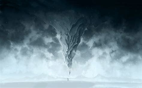 Snowstorm art wallpaper | 1920x1200 | #11019