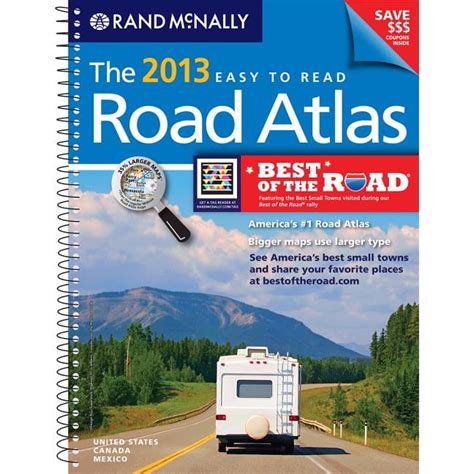 Rand McNally Midsize Road Atlas: Large Scale: Rand McNally Road Atlas (Paperback) - Walmart.com ...