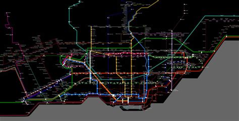 Here's what the TTC and surrounding regional transit map could look like in 2070 | Urbanized