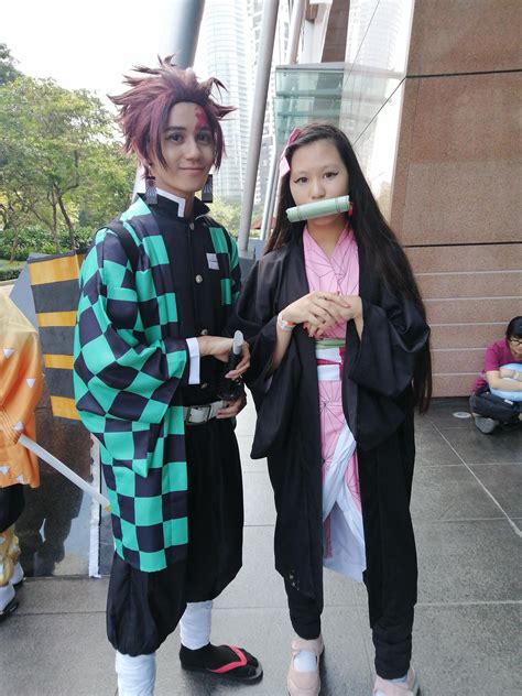 [self] Nezuko Kamada, Demon slayer, another Tanjirou cosplayer I found at comic fiesta Malaysia ...