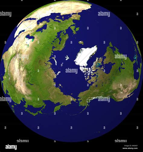 World Map Including North Pole - United States Map