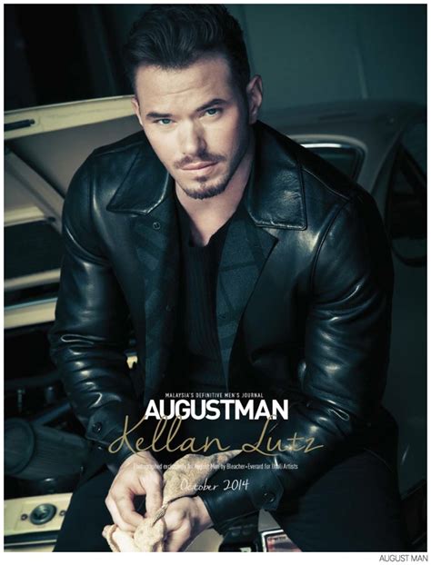 Kellan Lutz Wears Burberry for August Man October 2014 Photo Shoot ...