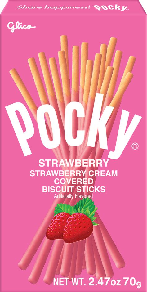 Pocky Strawberry 2.47oz | Ezaki Glico USA Corporation