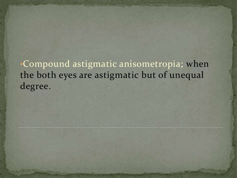 Anisometropia