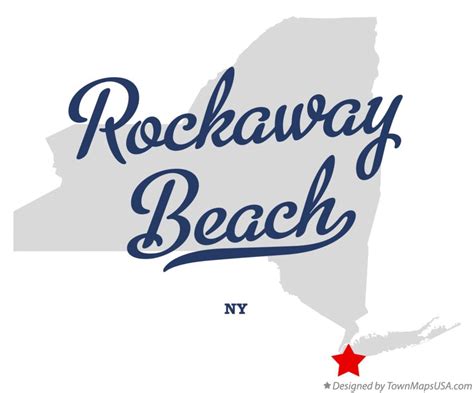 Map of Rockaway Beach, NY, New York