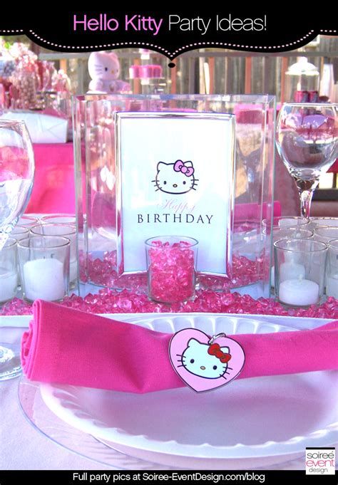 Character Week: Hello Kitty Party Ideas - Soiree Event Design