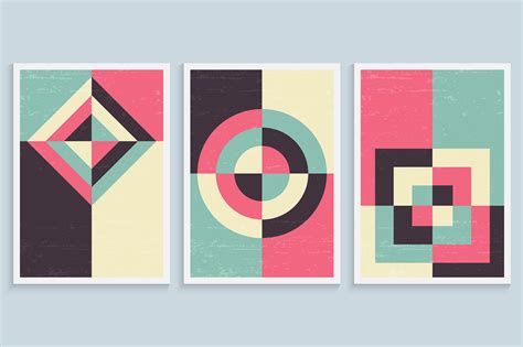 Minimalist Art Wall in Vintage Colors Graphic by medelwardi · Creative ...