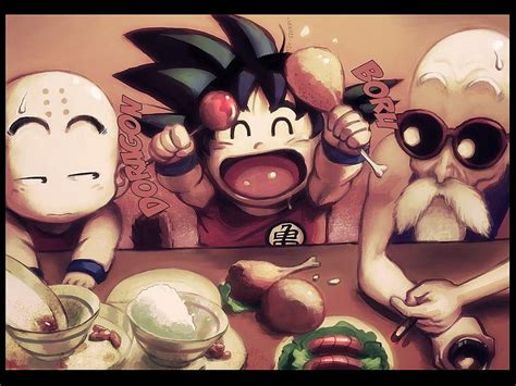 5120x2880px | free download | HD wallpaper: Goku, Krillin and Master ...