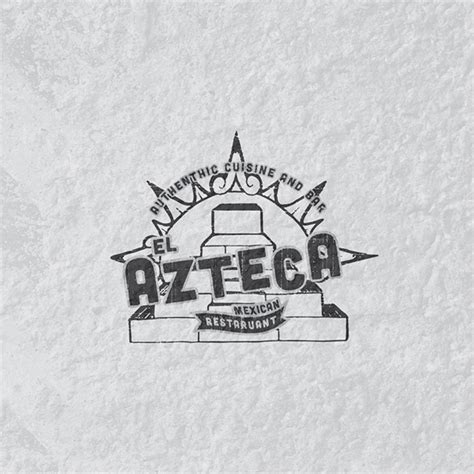 El Azteca Restaurant Logo on Behance