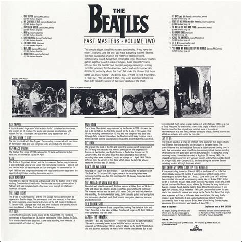 Beatles MIDI/MP3 Music Homepage - Past Masters, Volume #2