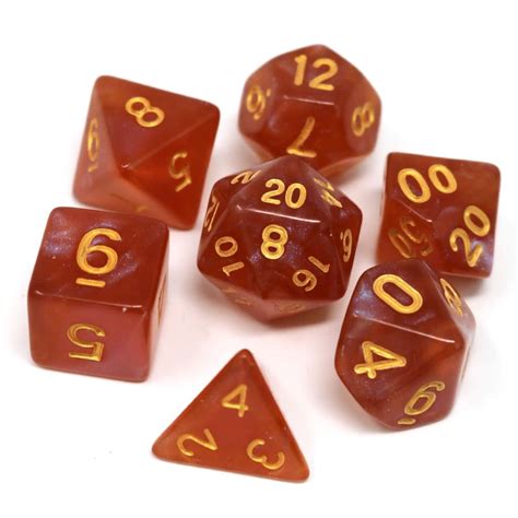 DIE HARD DICE 7 CT RPG DICE SET - AUTUMN EQUINOX - Illusive Comics