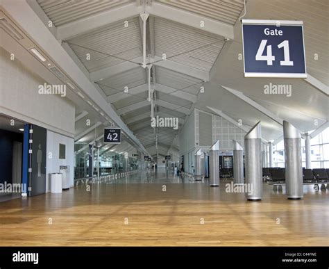 Gates inside the international pier, Birmingham Airport, Birmingham ...