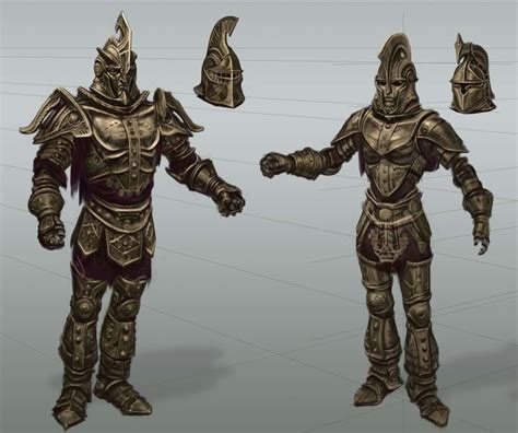 Dwemer Armor Rough Sketch concept art from The Elder Scrolls V: Skyrim ...