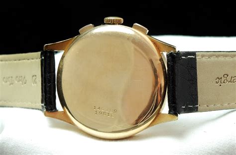 18kt Gold Zenith Vintage Chronograph 37mm Jumbo | Vintage Portfolio