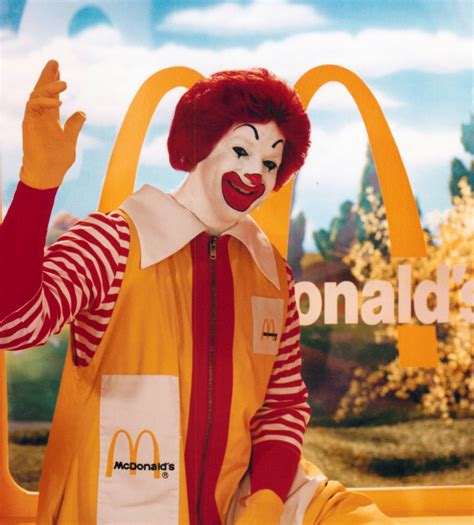 Ronald McDonald waves at my camera during a break in filming the International McDonaldland ...