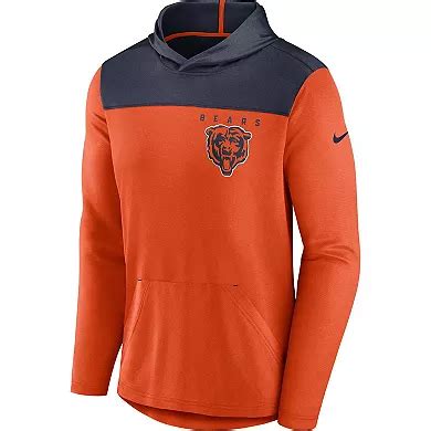 Men's Nike Orange Chicago Bears Fan Gear Pullover Hoodie