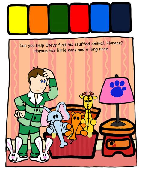 Blue's Clues Pajama Party with Blue Page 11 by Alexanderbex on DeviantArt