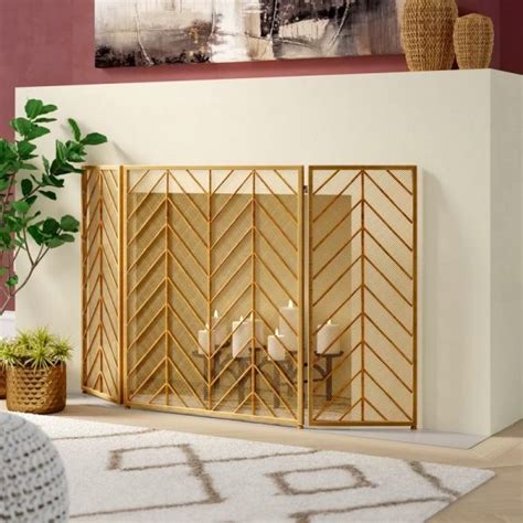 51 Decorative Fireplace Screens To Instantly Update Your Fireplace