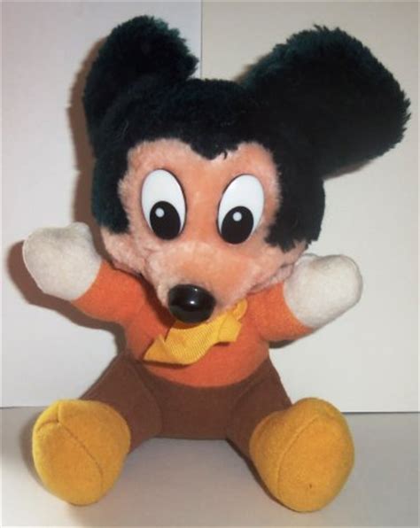 Mickey Mouse Mickey's Christmas Carol Plush Toy Walt Disney Loose Used